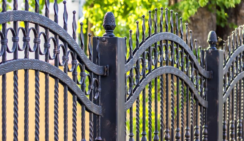 Custom Iron Fence Installation